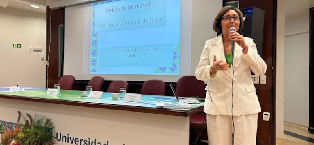 Fátima Sousa recebe título de Professora Titular da UnB